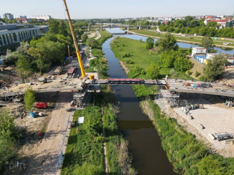 Progress in Construction of Berdychowski Bridges in Poznań