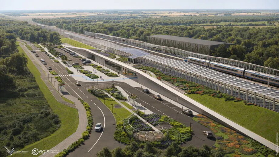 Brzeziny's high-speed rail plans