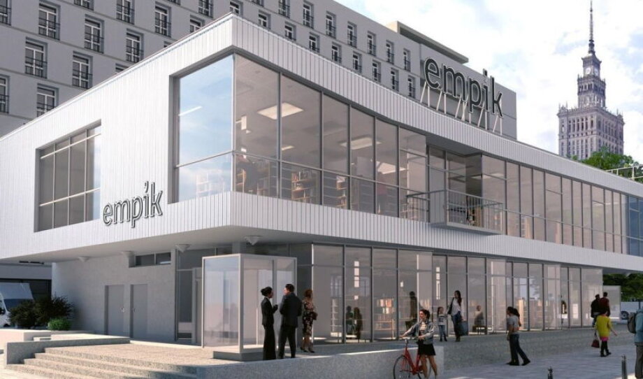 Warsaw's Cepelia Pavilion Undergoing Renovation with New Empik Store Set to Open