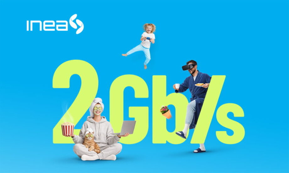 INEA Launches 2 Gb/s Fiber Internet Offer