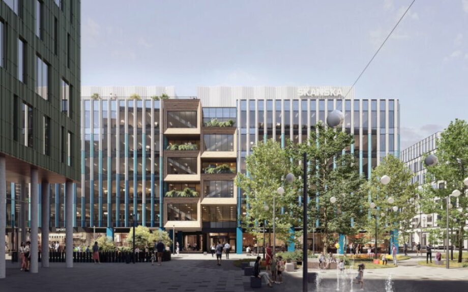 Skanska builds zero-emission office