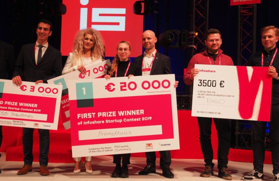 Prometheus wins €20,000 as the best start-up of Infoshare contest for its 3D skin printing technology