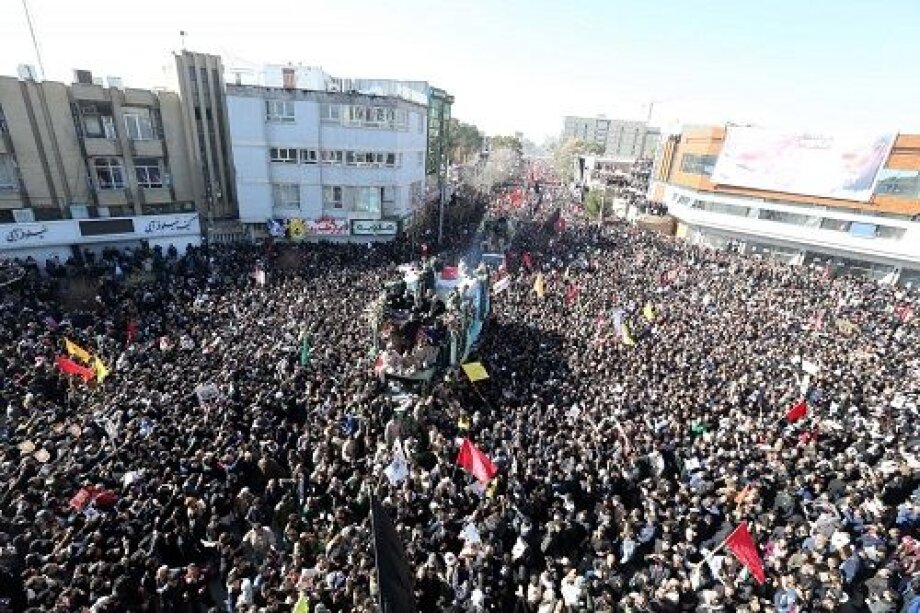 Iran: over 30 people died after stampede at Soleimani's funeral