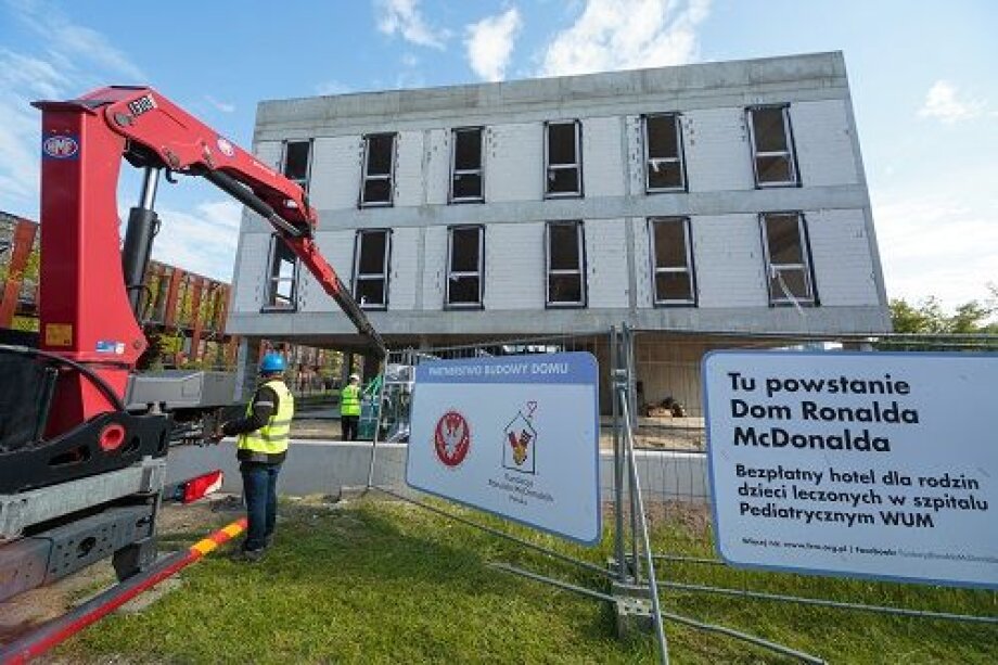 Press Glass supports construction of 2nd Polish Ronald McDonald Foundation House