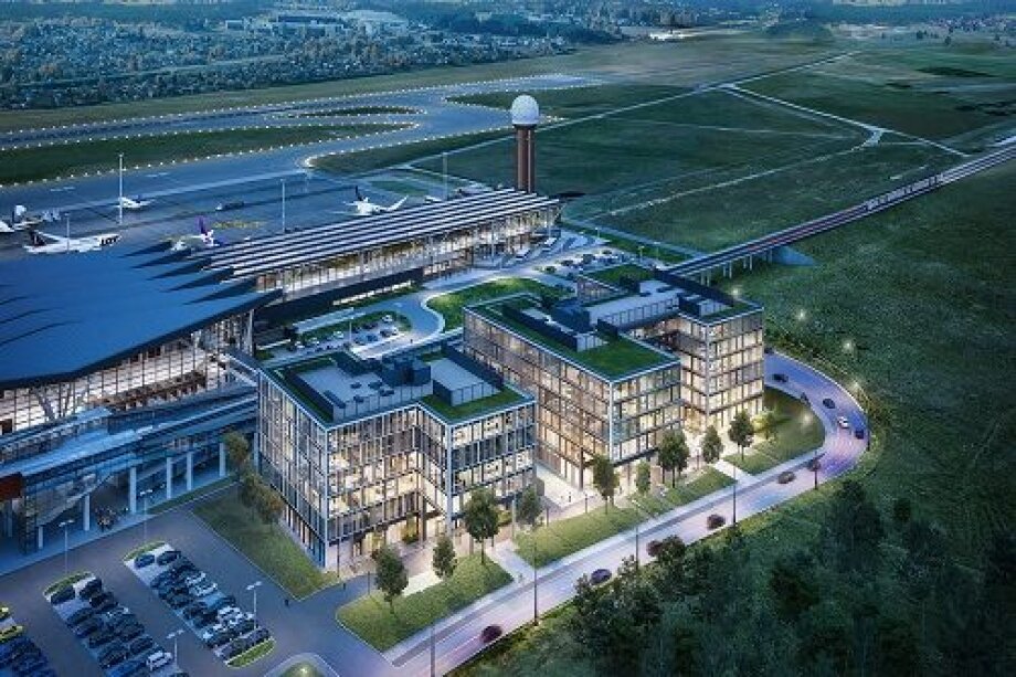 Unique office center at Gdańsk airport to be build