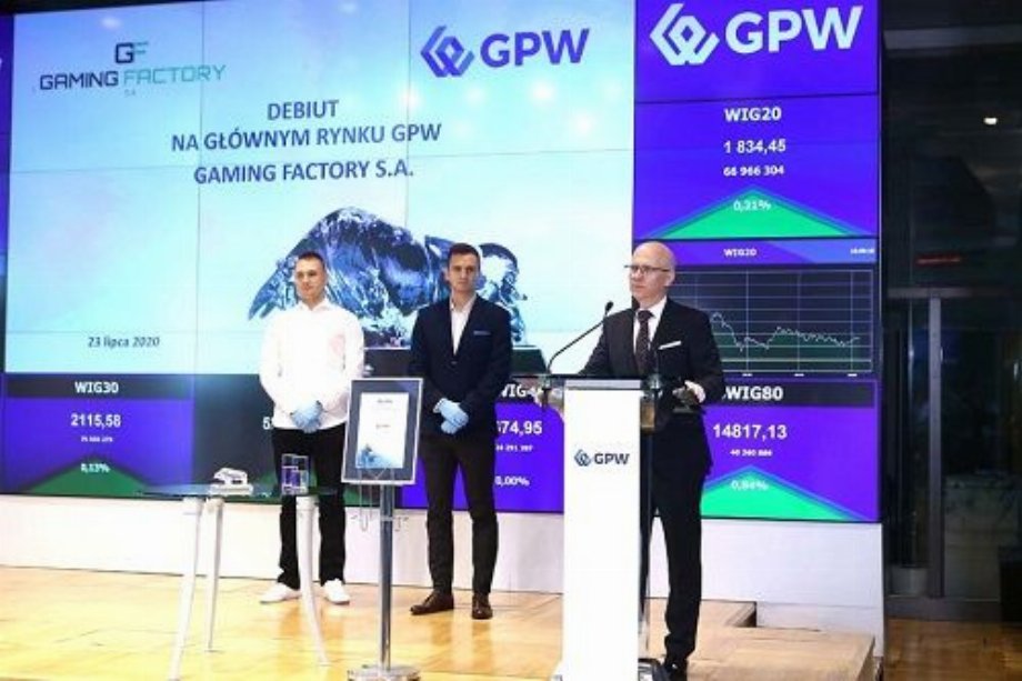 Gaming Factory makes its WSE main market’s debut