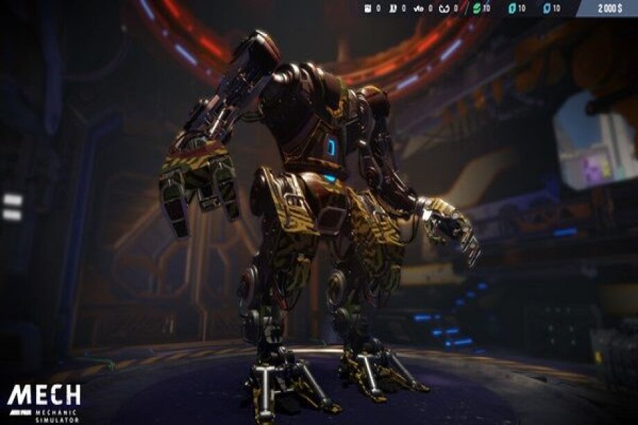 Polyslash publishes Mech Mechanic Simulator gameplay