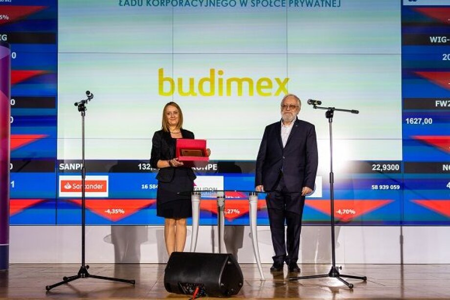 Budimex awarded in WSE’s competition ‘The Best Annual Report 2019’