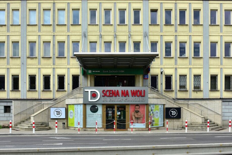 New location of the Jewish Theatre in Warsaw