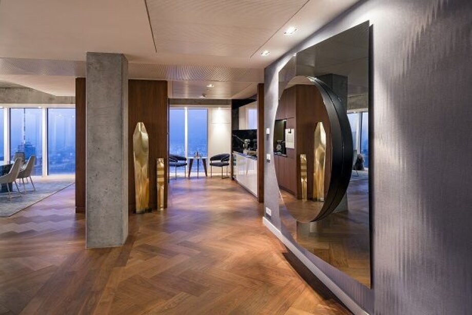 Three show apartments on the 50th floor of ZŁOTA 44 have been sold