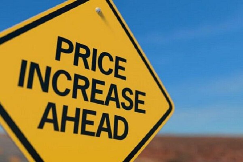 Prices up by 10% y/y on average in II