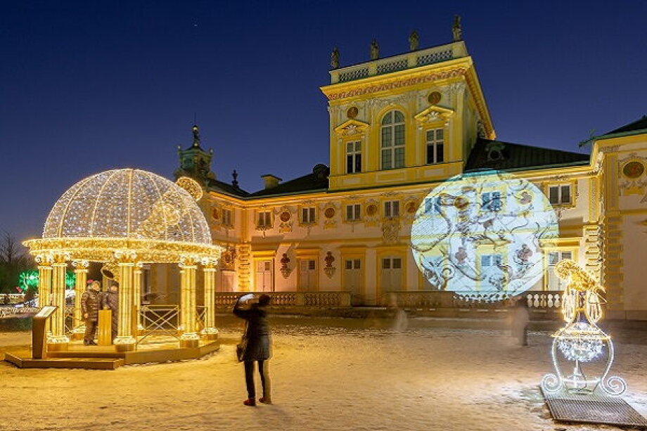 Royal Garden of Lights in Wilanów Becomes a Winter Staple in Warsaw