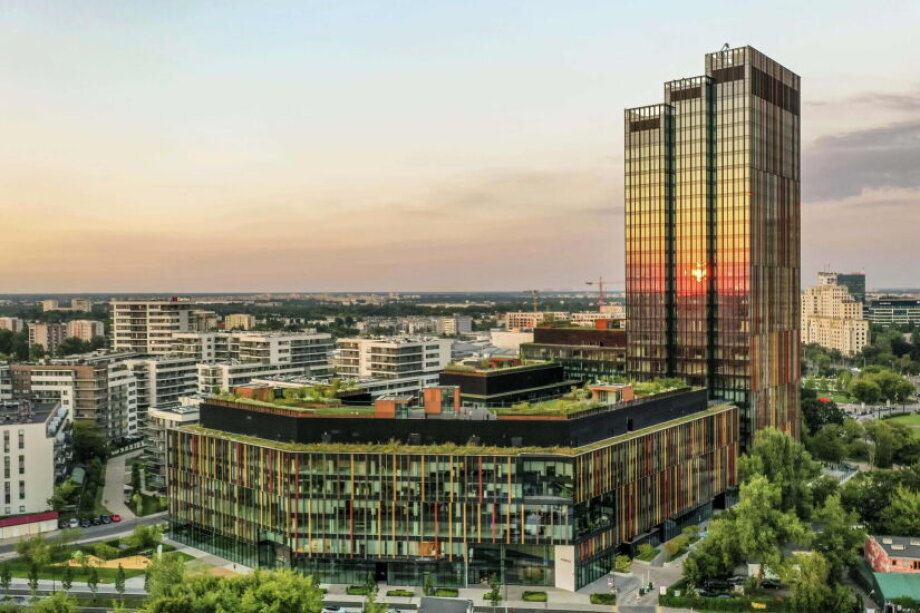 The Forest Green Terrace – an urban oasis with a unique panorama of Warsaw