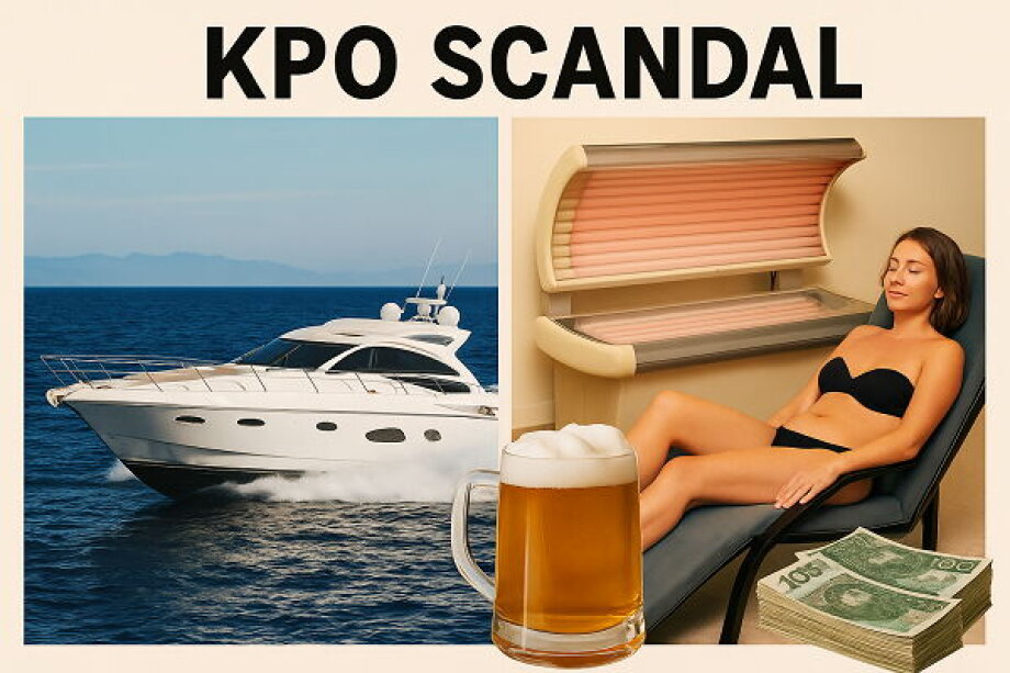 KPO Scandal. Funds Spent on Yachts, Beer and Tanning Salons