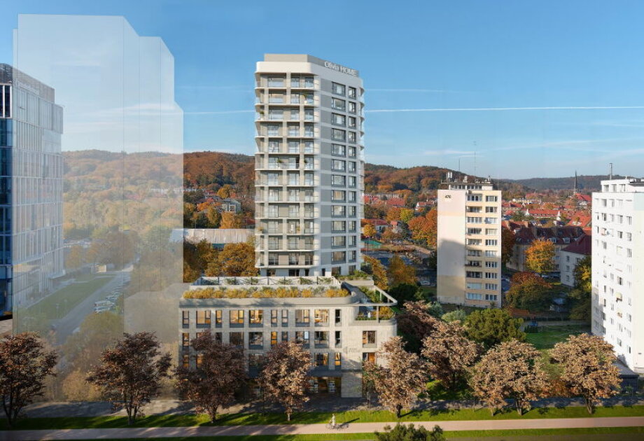 Gdańsk office hub adds homes