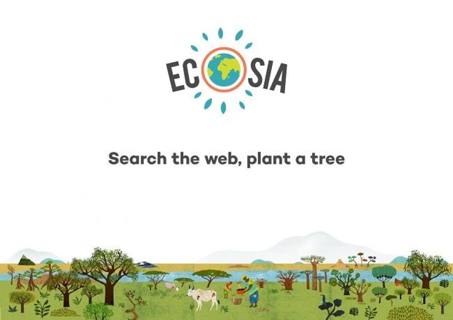 Green Initiatives - Planting trees by browsing the web
