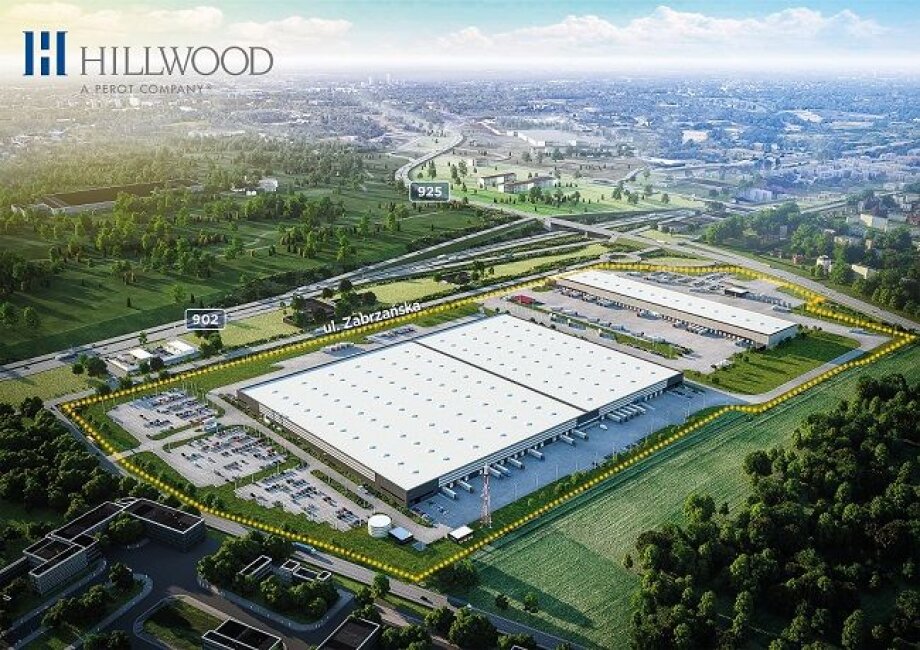 Hillwood building DPD warehouse in Silesia