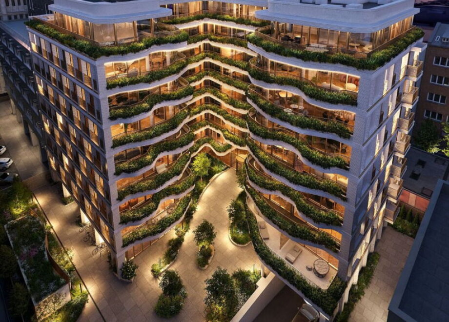 Żurawia office building becomes luxury apartments