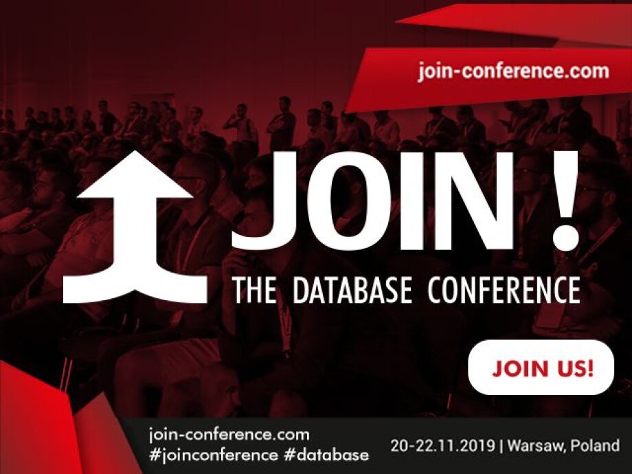 Amazing speakers with great technical content - JOIN! The Database Conference 2019