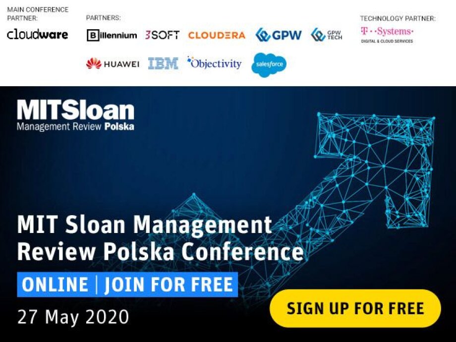 Rebuild and strengthen your business. MIT Sloan Management Review Poland online conference