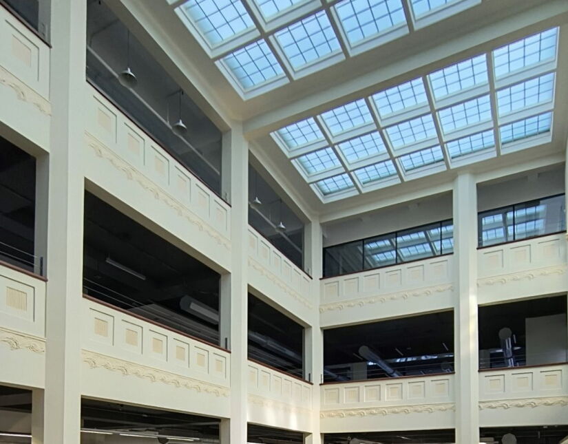 Historic atrium restored